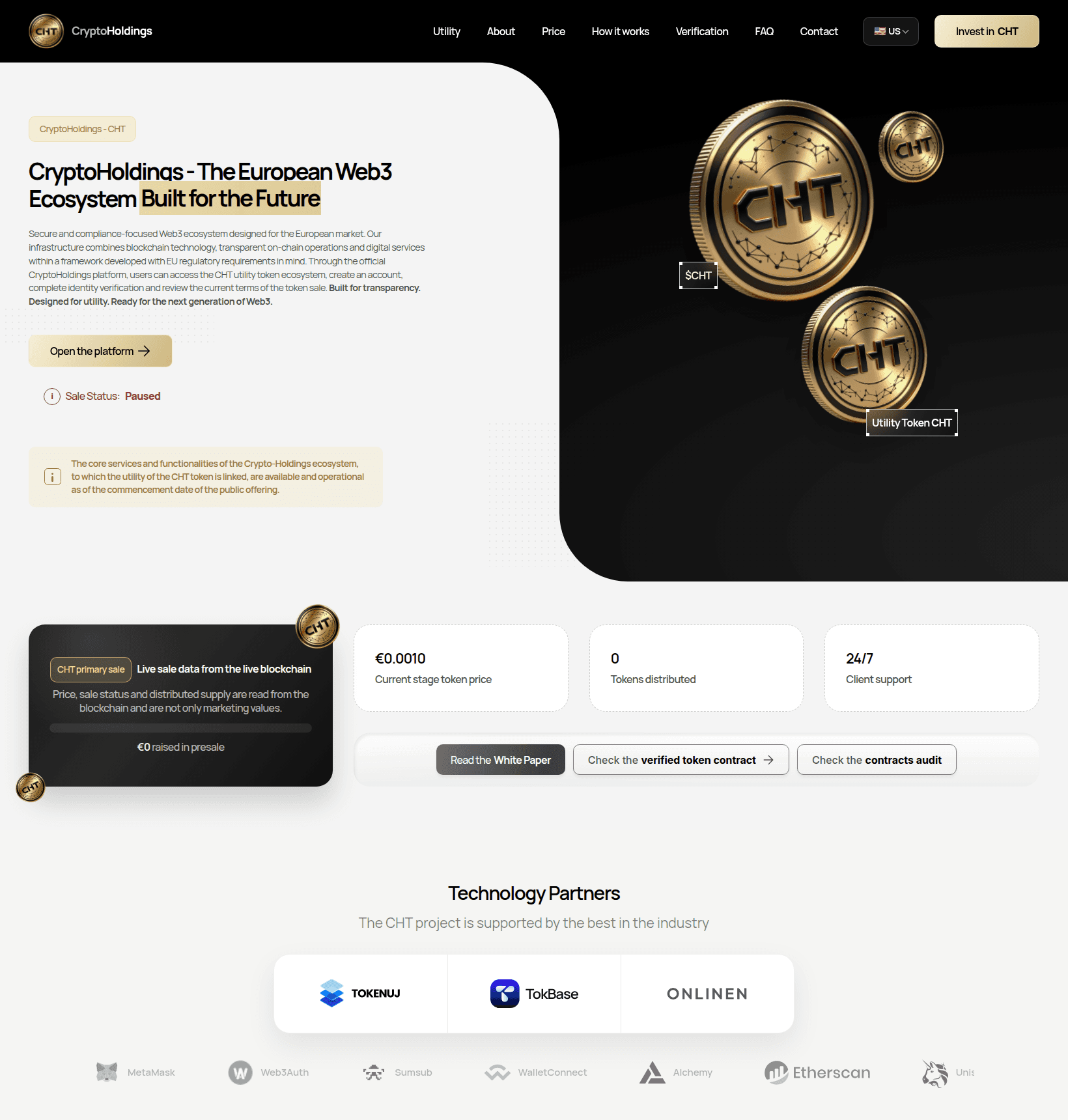 Crypto Holdings — Web3 / CHT